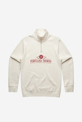 Portland Thorns FC Vintage Quarter Zip - Ivory