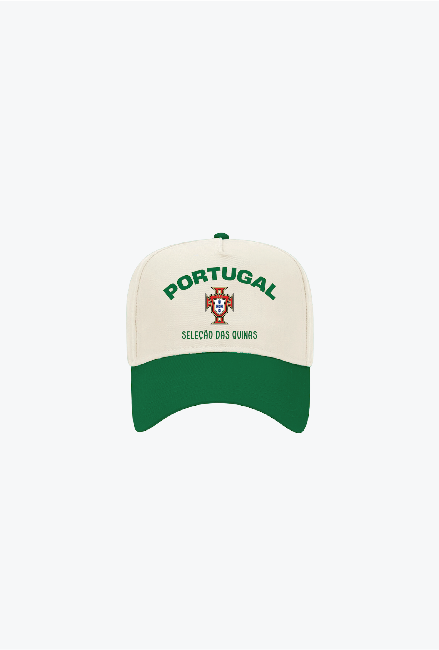 Portugal A-Frame Cap - Green / Ivory