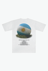 Maillot poids lourd de l'équipe nationale argentine de football - Blanc