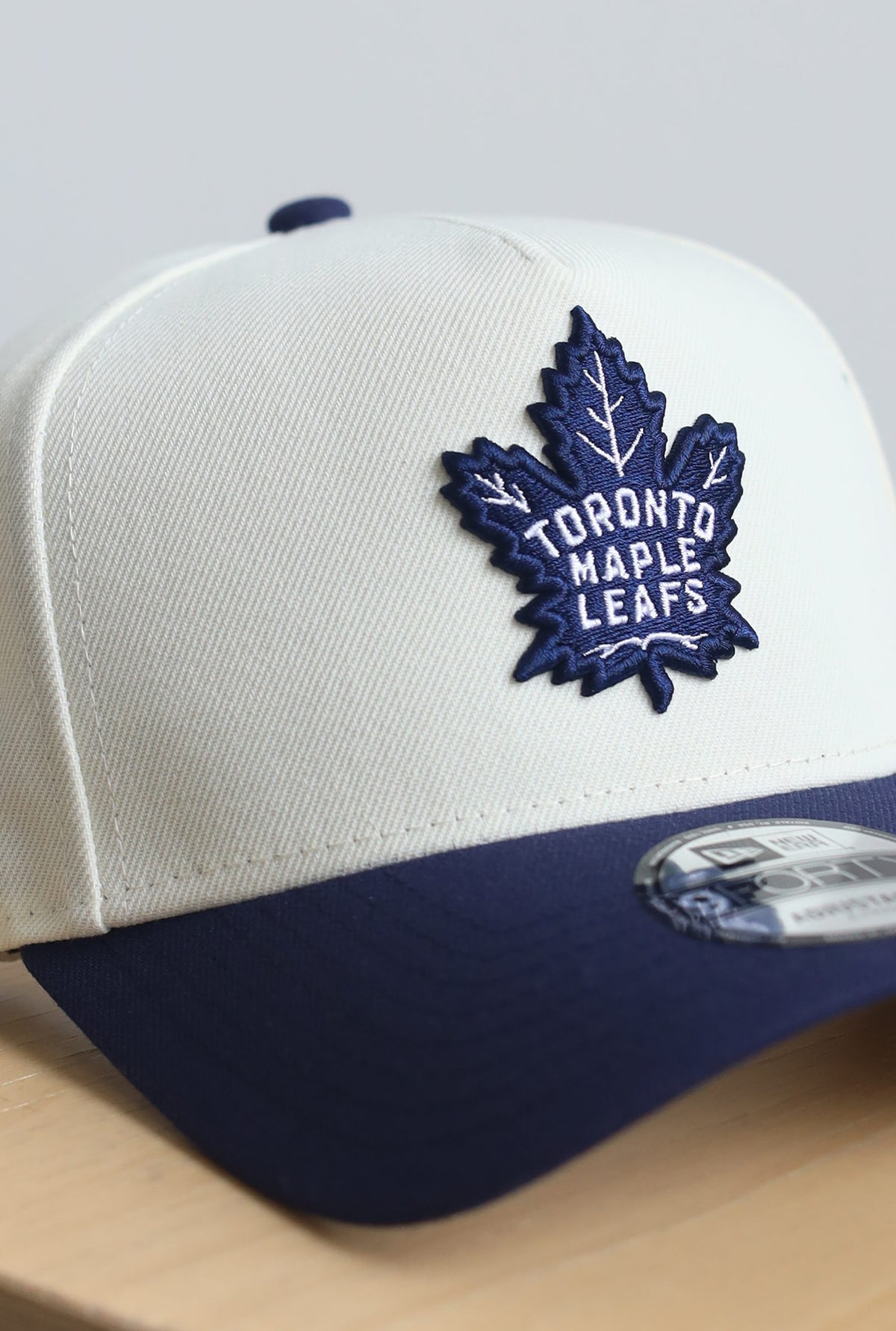 Toronto Maple Leafs 9FORTY A-Frame Cap - Chrome/ Navy