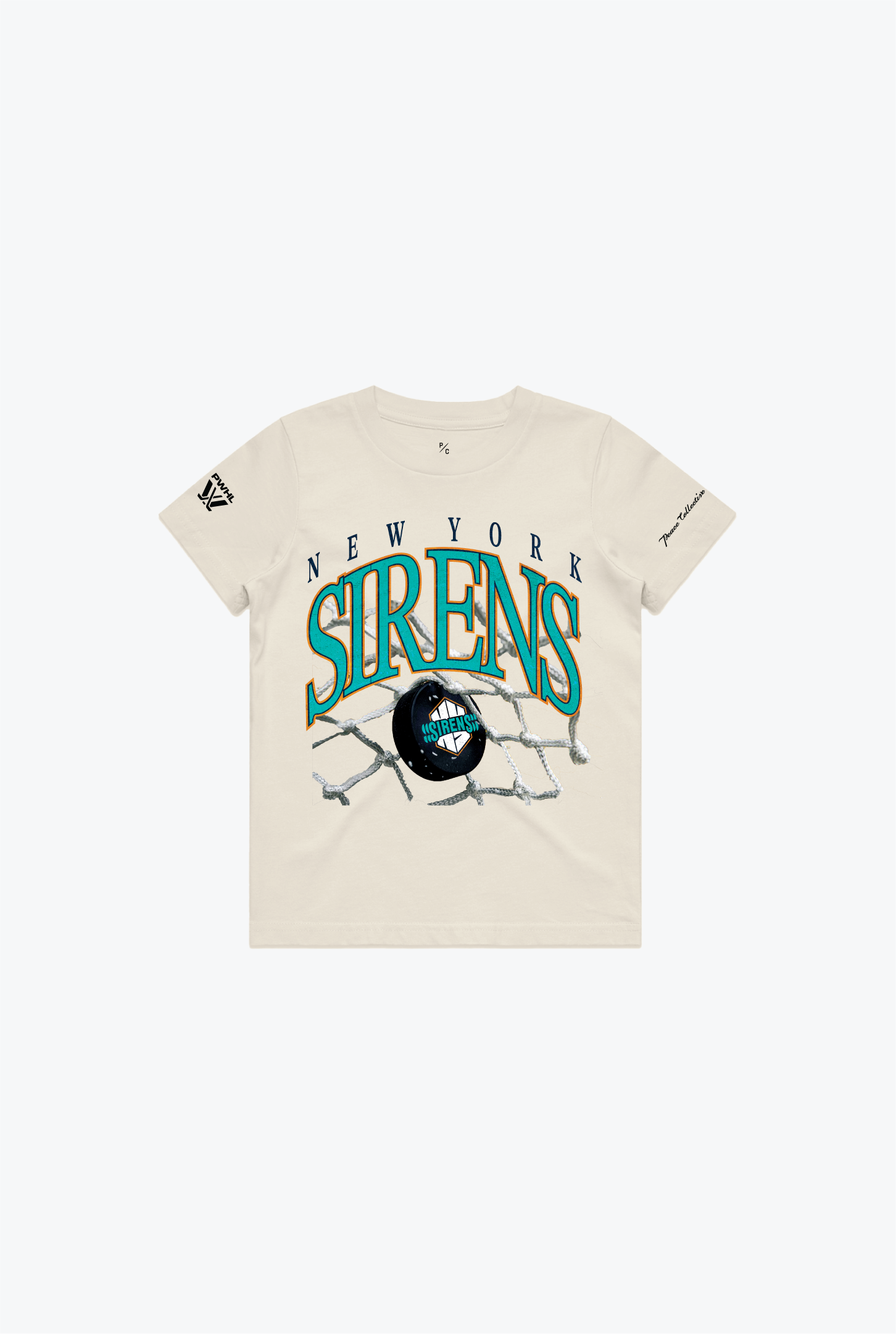 New York Sirens Kids T-Shirt - Ivory