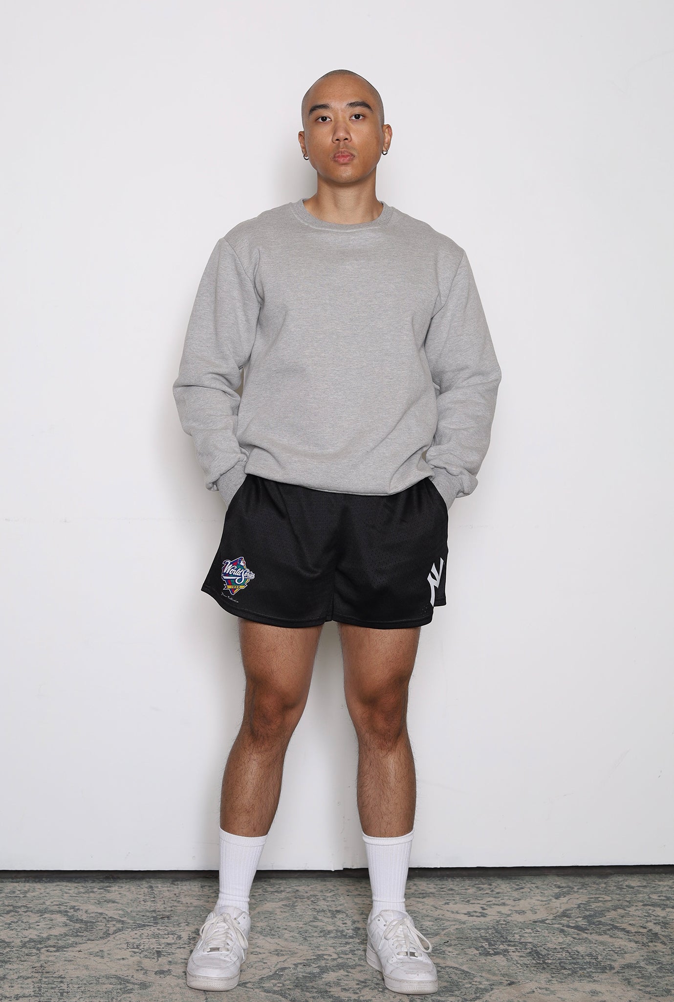 New York Yankees 1999 World Series Mesh-Shorts - Schwarz