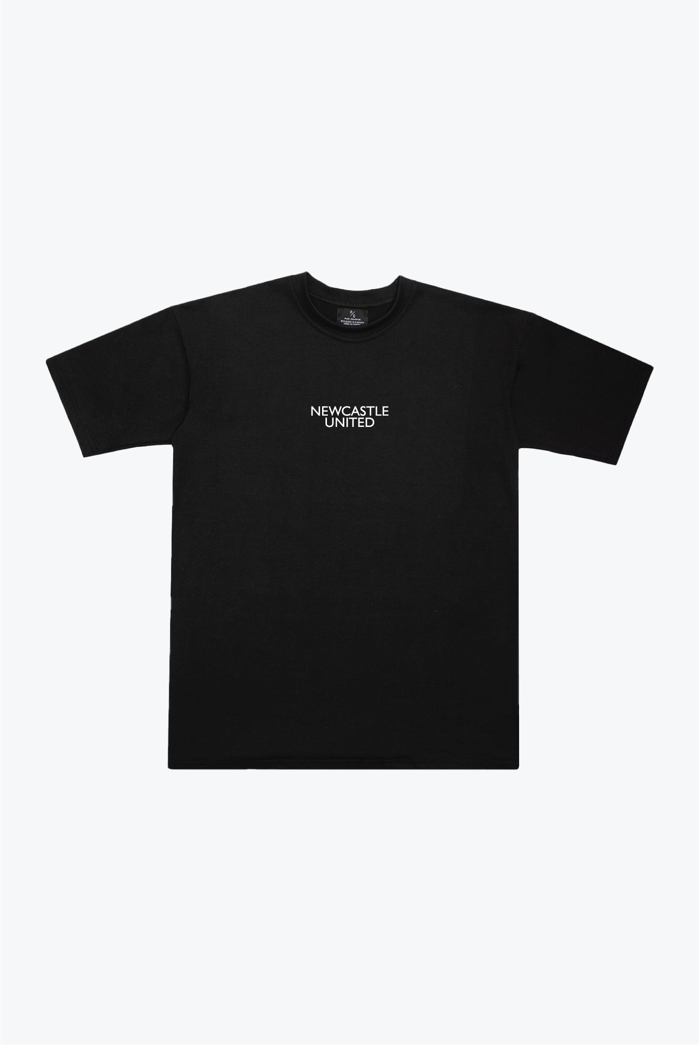 Newcastle United Essentials Heavyweight T-Shirt - Black