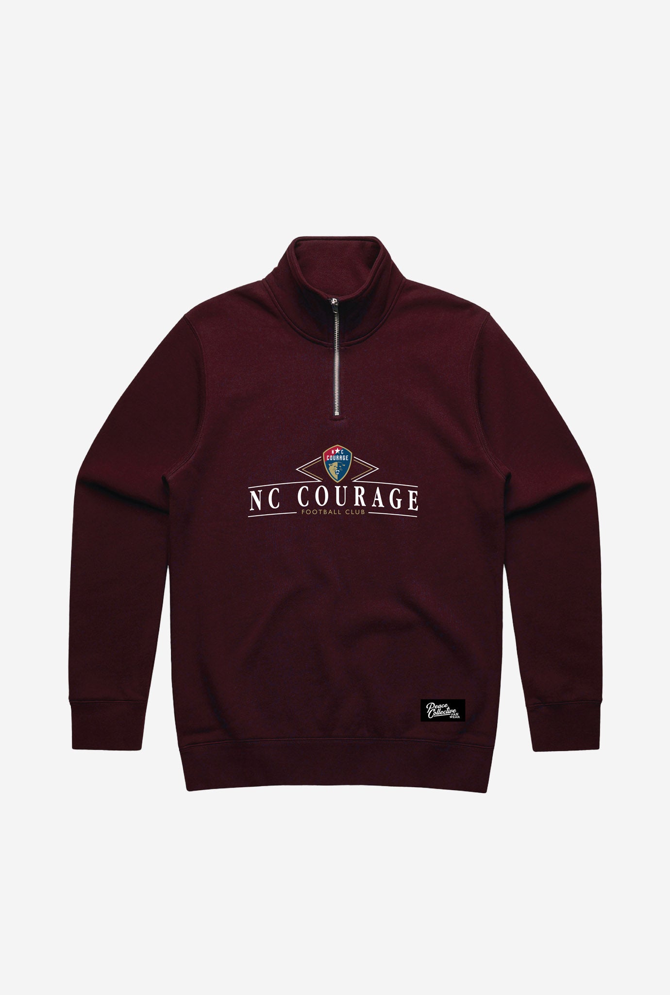 North Carolina Courage Vintage Quarter Zip - Maroon