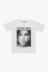 Celine Dion Heavyweight T-Shirt - White