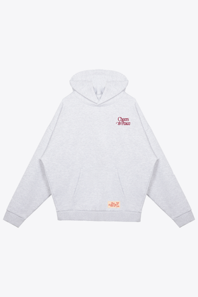 Sangria Club: Cheers To Peace Heavyweight Hoodie - Ash