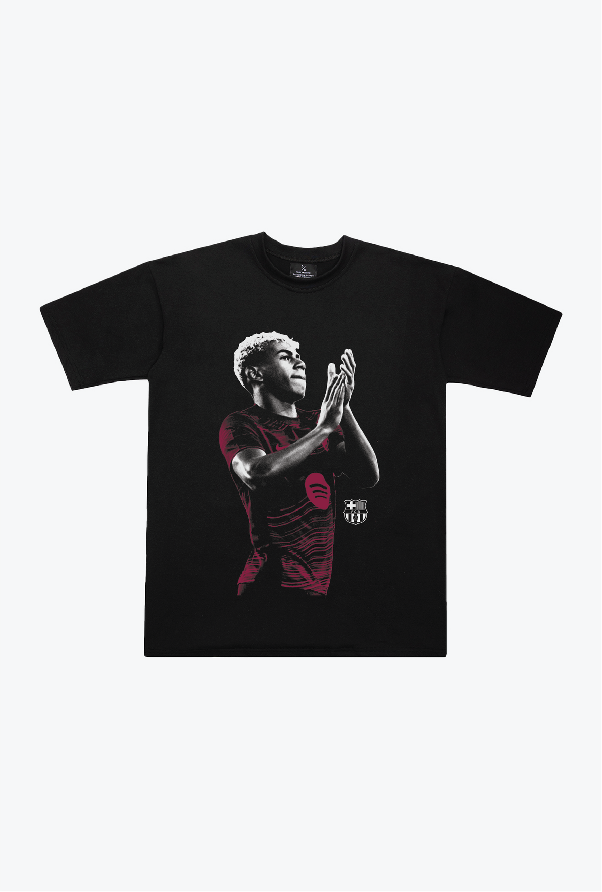 FC Barcelona: Lamine Yamal Icon Heavyweight T-Shirt - Black