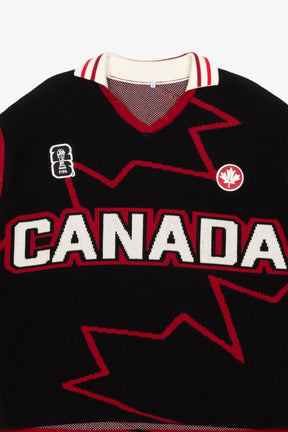FIFA World Cup 2026™ Canada Knit Long Sleeve Jersey - Black