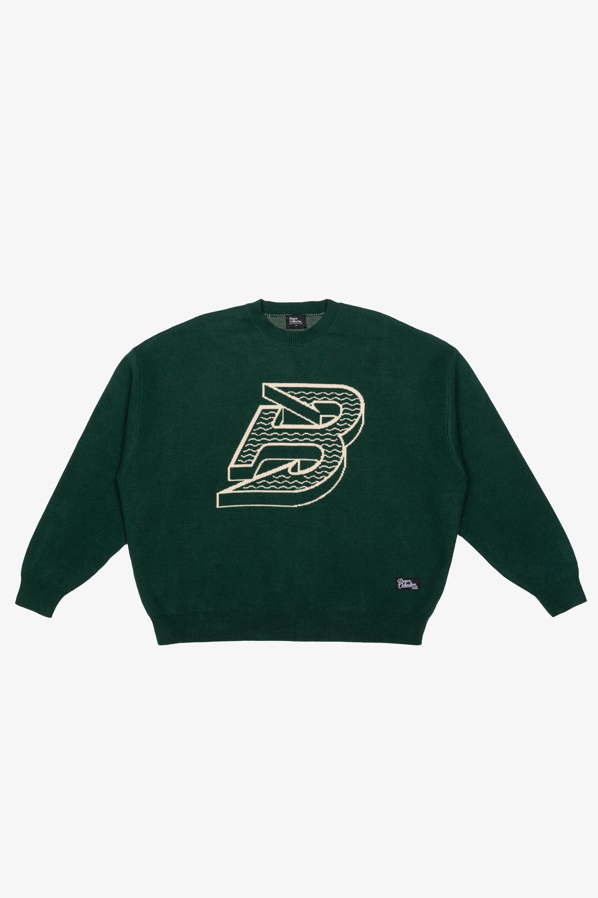 Pull en maille avec logo Boston Fleet - Vert
