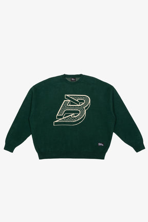 Pull en maille avec logo Boston Fleet - Vert
