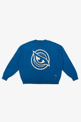 Vancouver Goldeneyes Logo Knit Sweater - Pacific Blue