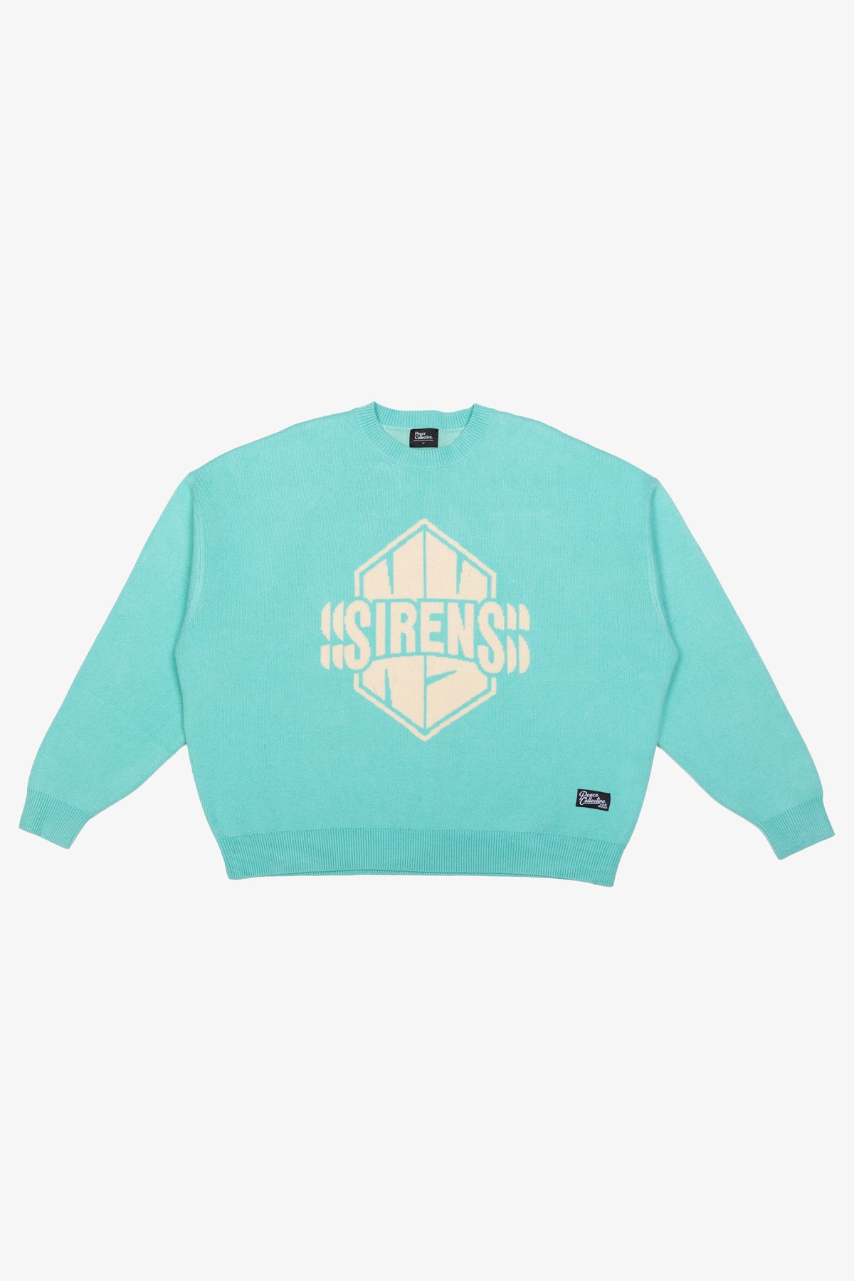 New York Sirens Logo Knit Sweater - Teal