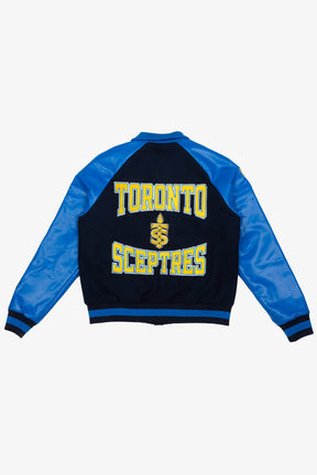 Toronto Sceptres Women's Cropped Varsity Jacket - Royal