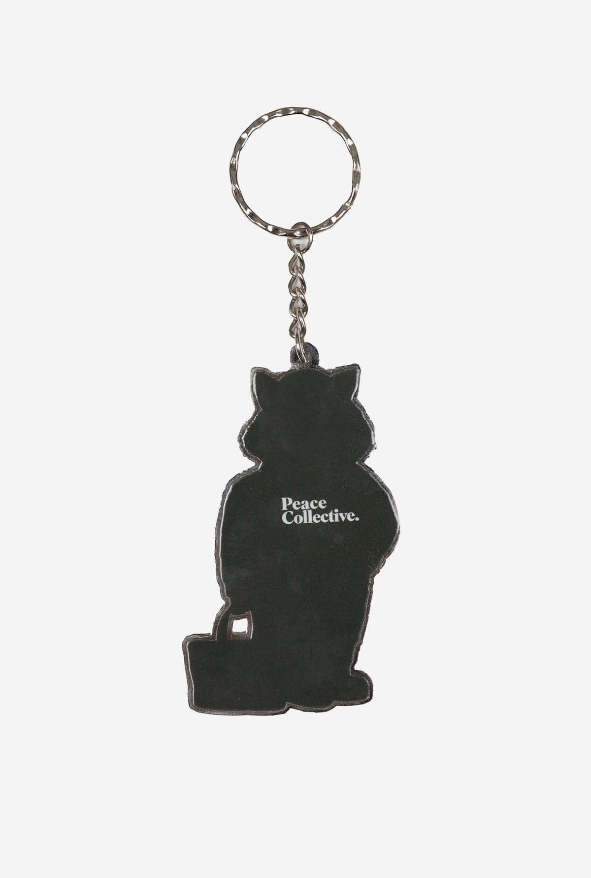 Trash Teddy Keychain - Forest Green