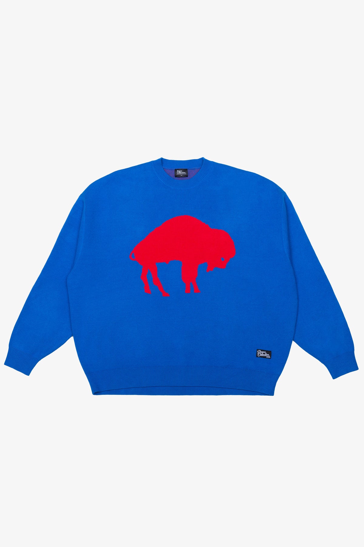 Buffalo Bills Retro Knit Sweater - Royal