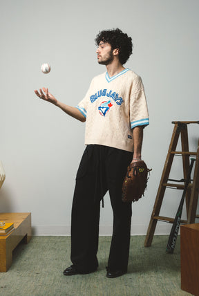 Toronto Blue Jays Knit Jersey - Ivory