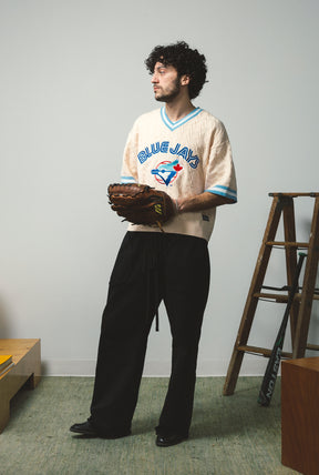 Toronto Blue Jays Knit Jersey - Ivory