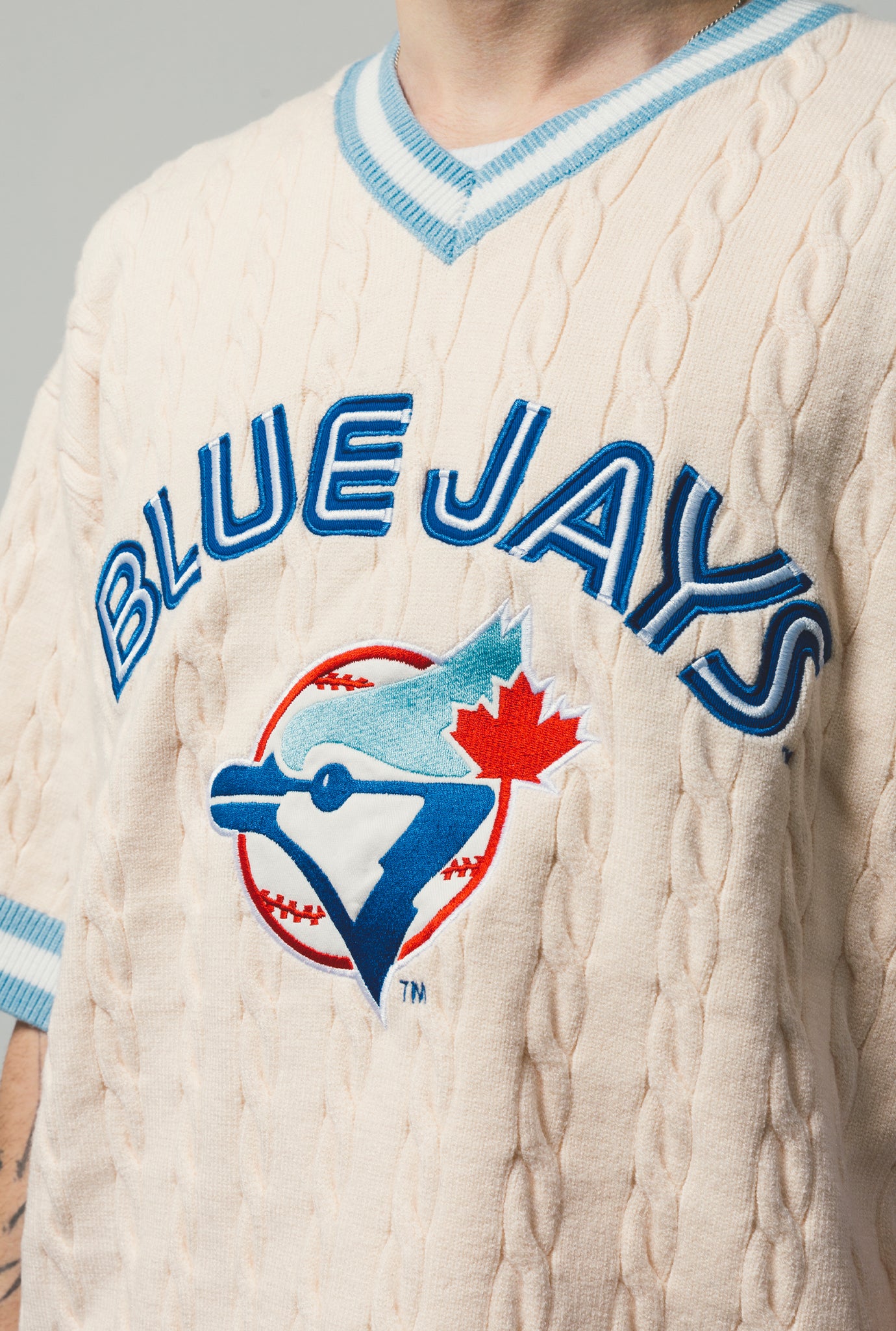 Toronto Blue Jays Knit Jersey - Ivory