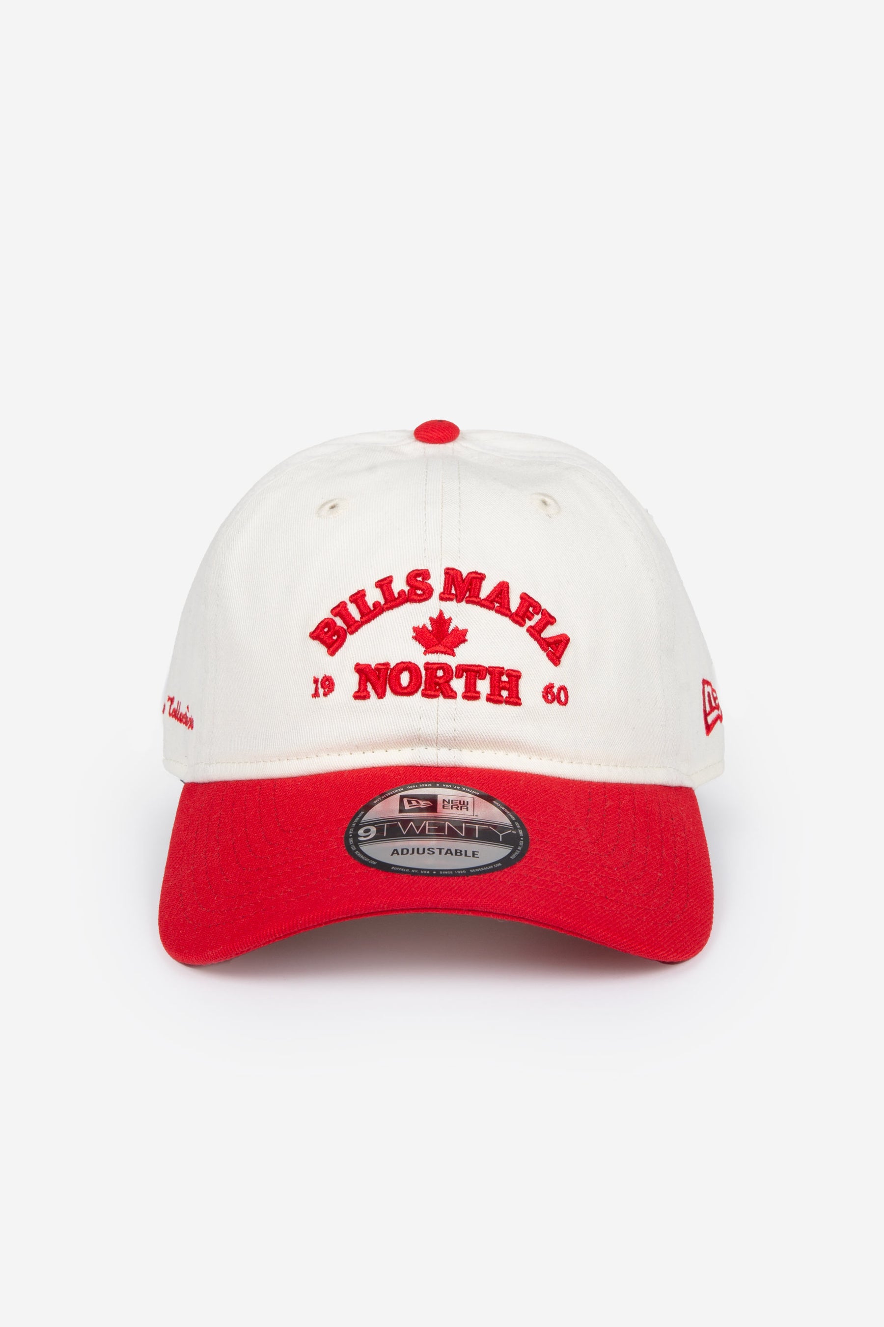 Buffalo Bills Mafia 9TWENTY Adjustable Cap - Ivory / Red
