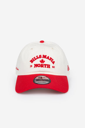 Buffalo Bills Mafia 9TWENTY Adjustable Cap - Ivory / Red
