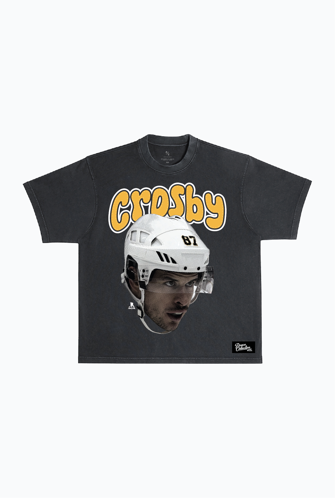 Sidney Crosby Heavyweight Garment Dyed T-Shirt - Black