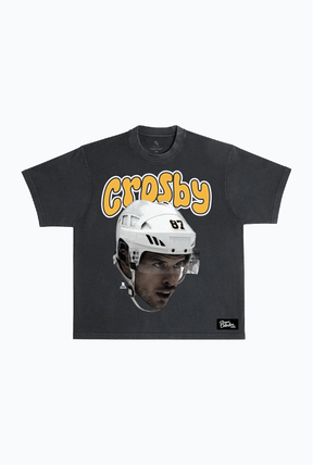Sidney Crosby Heavyweight Garment Dyed T-Shirt - Black
