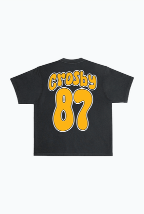 Sidney Crosby Heavyweight Garment Dyed T-Shirt - Black
