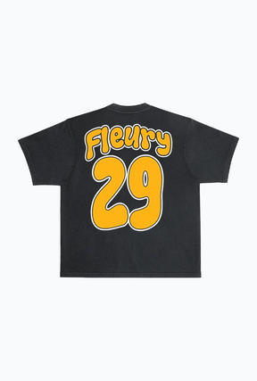 Marc-André Fleury Heavyweight Garment Dyed T-Shirt - Black