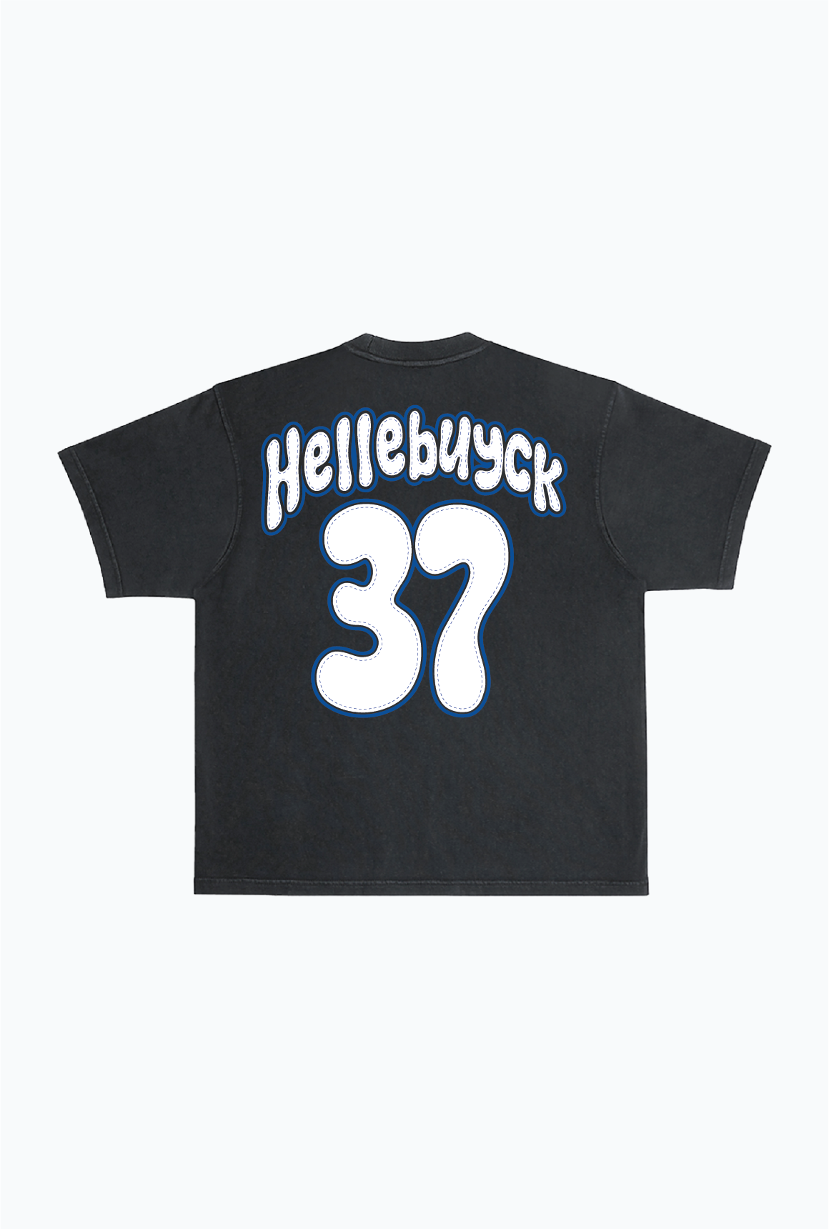 Connor Hellebuyck Heavyweight Garment Dyed T-Shirt - Black