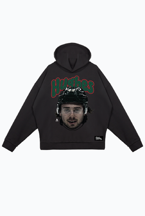 Quinn Hughes Relaxed Hoodie - Black