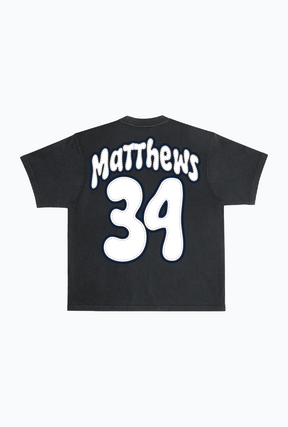 Auston Matthews Heavyweight Garment Dyed T-Shirt - Black