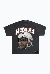Connor McDavid Heavyweight Garment Dyed T-Shirt - Black