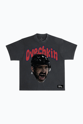 Alexander Ovechkin Heavyweight Garment Dyed T-Shirt - Black