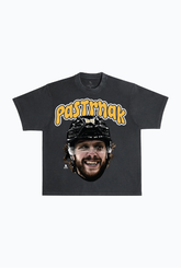 David Pastrnak Heavyweight Garment Dyed T-Shirt - Black