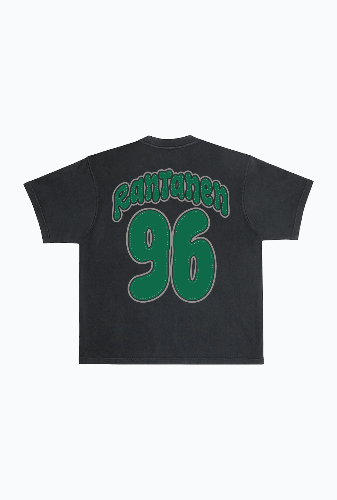 Mikko Rantanen Heavyweight Garment Dyed T-Shirt - Black