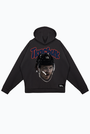 Matthew Tkachuk Relaxed Hoodie - Black