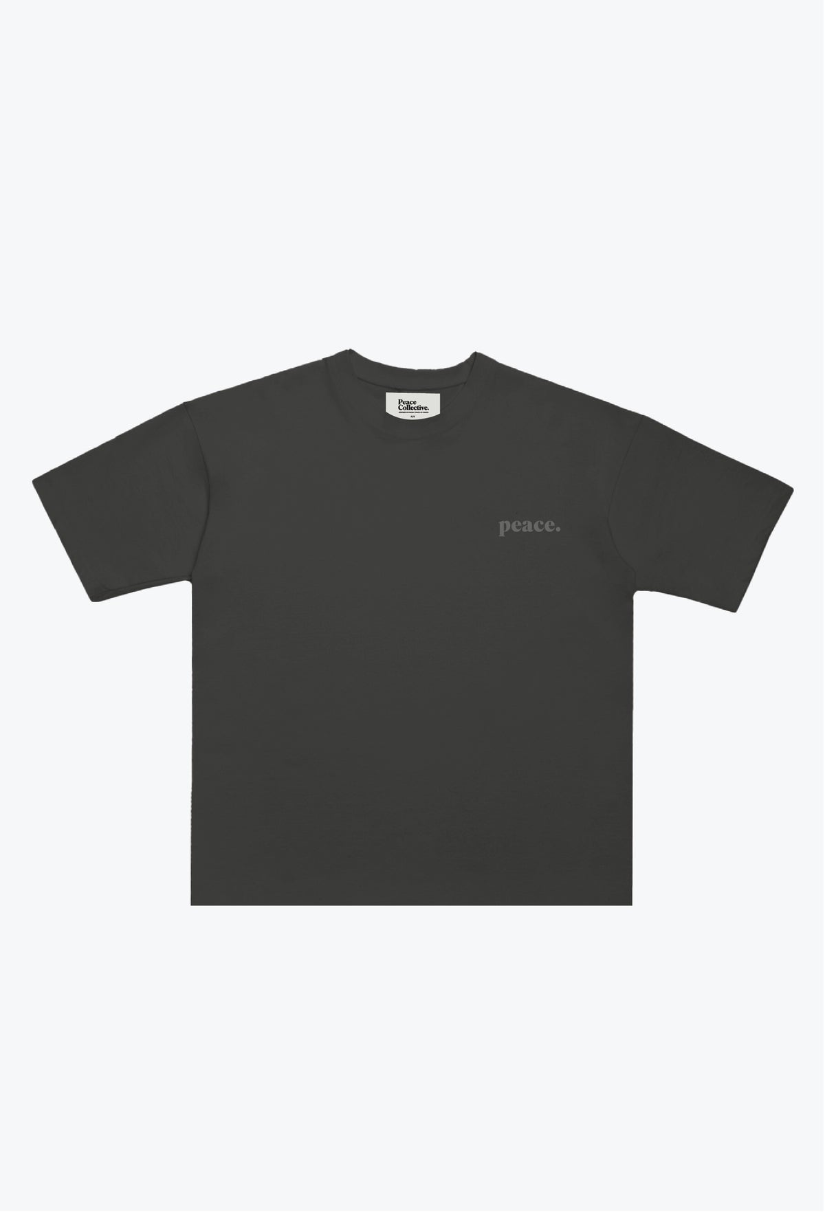 Peace Basics Cropped T-Shirt - Black