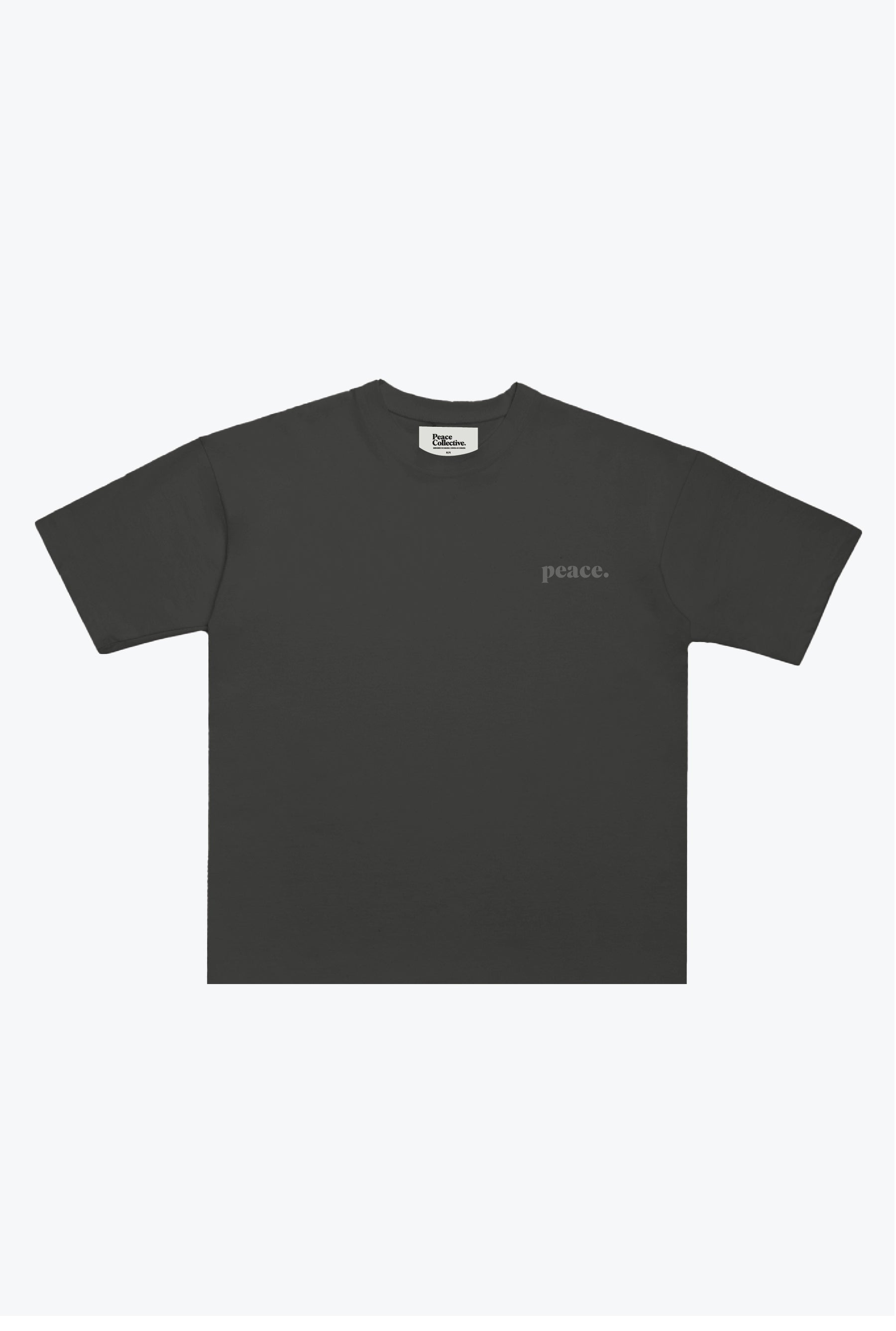 Peace Basics Cropped T-Shirt - Black