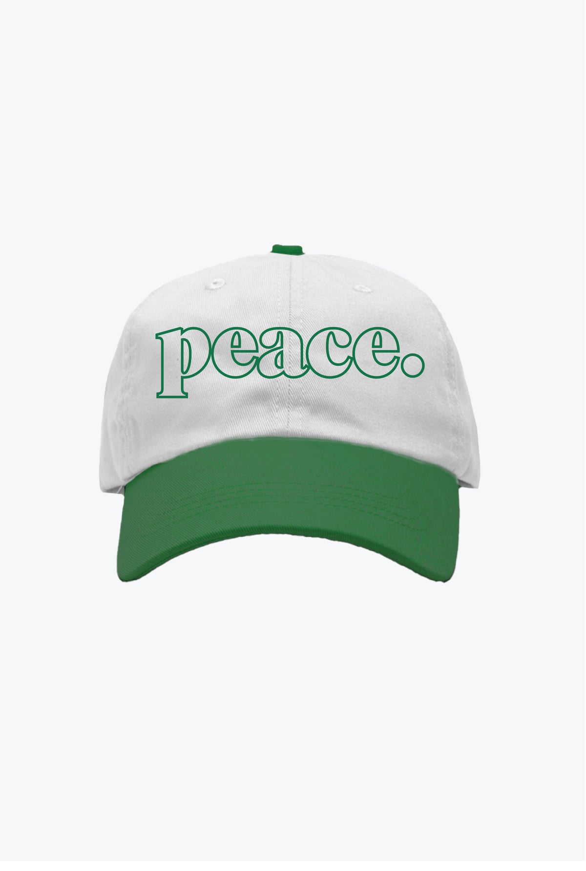 Peace Basics Dad Cap - Green