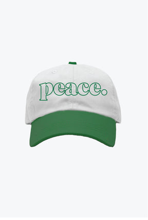 Peace Basics Dad Cap - Green