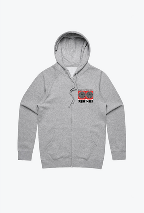 Home is Toronto Record Man Zip Hoodie - Grey