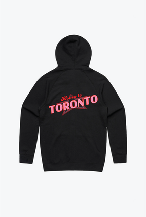 Home is Toronto Zanzibar Zip Hoodie - Black
