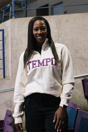 Toronto Tempo Quarter Zip - Ivory