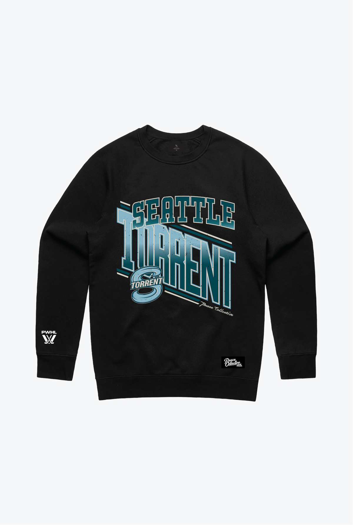 Seattle Torrent Crewneck - Black