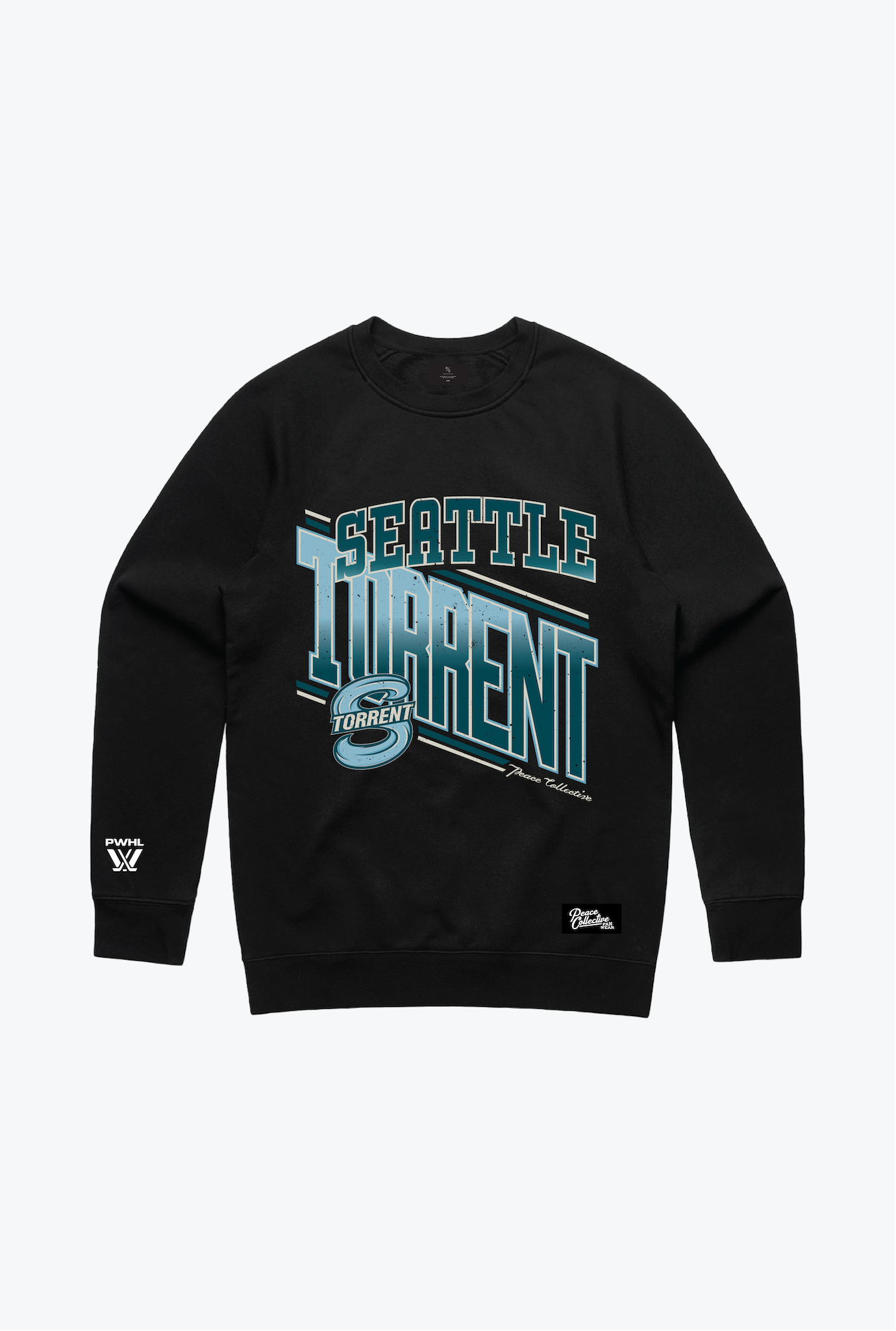 Seattle Torrent Crewneck - Black