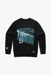 Seattle Torrent Crewneck - Black