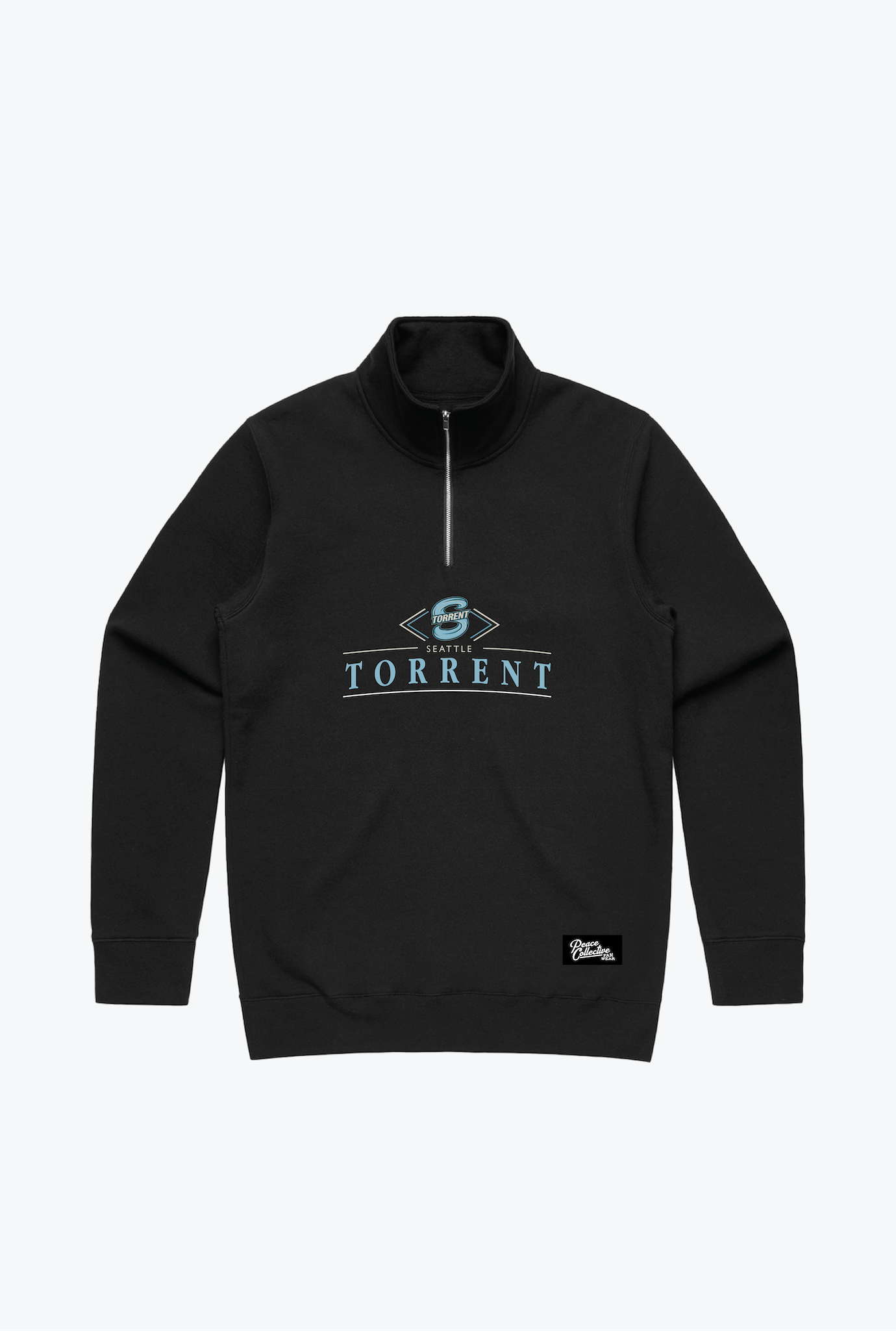 Seattle Torrent Quarter Zip - Black