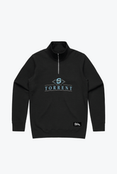 Seattle Torrent Quarter Zip - Black