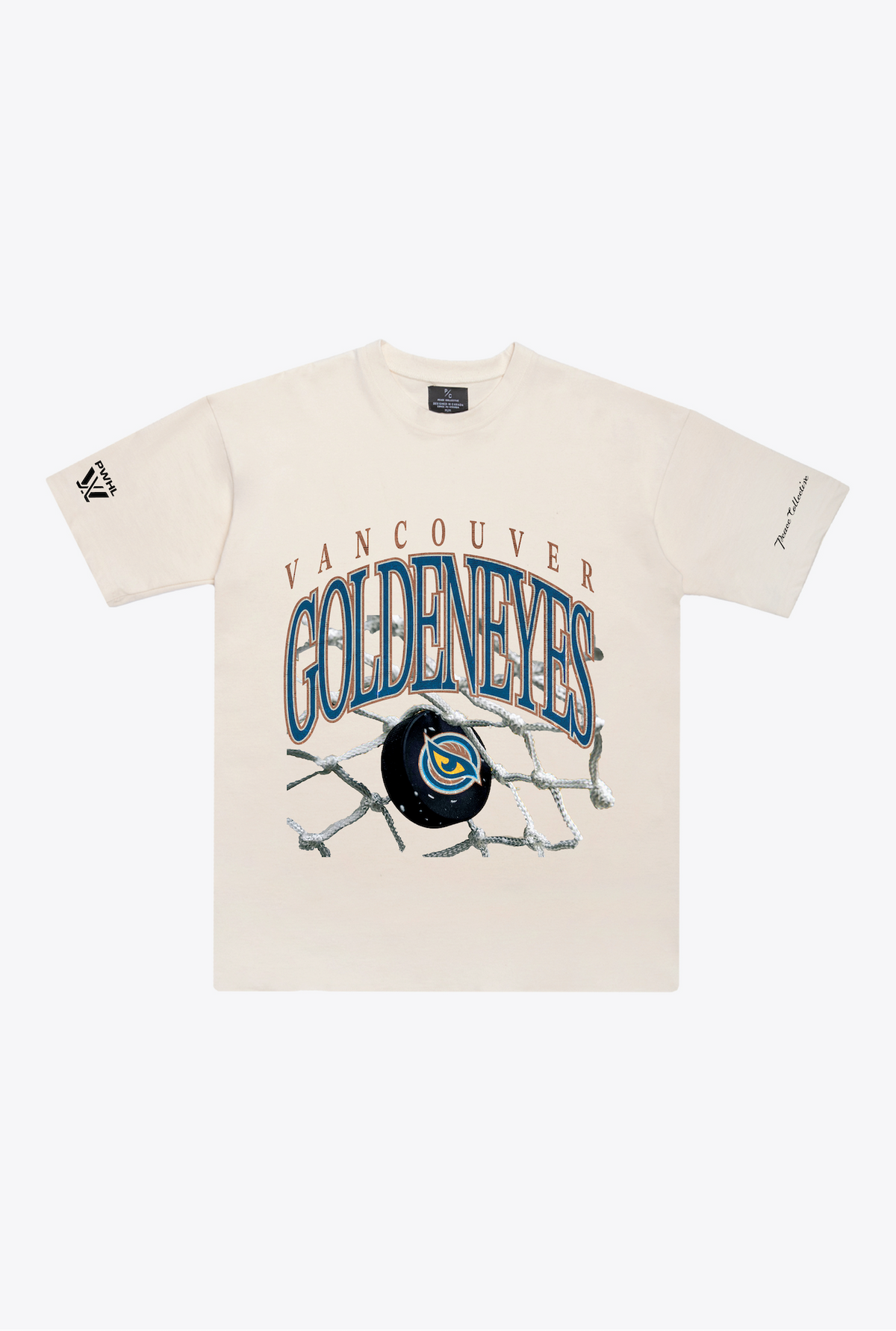 Vancouver Goldeneyes Heavyweight T-Shirt - Ivory