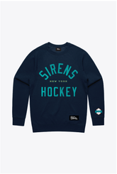 New York Sirens Vintage Heavyweight Crewneck - Navy